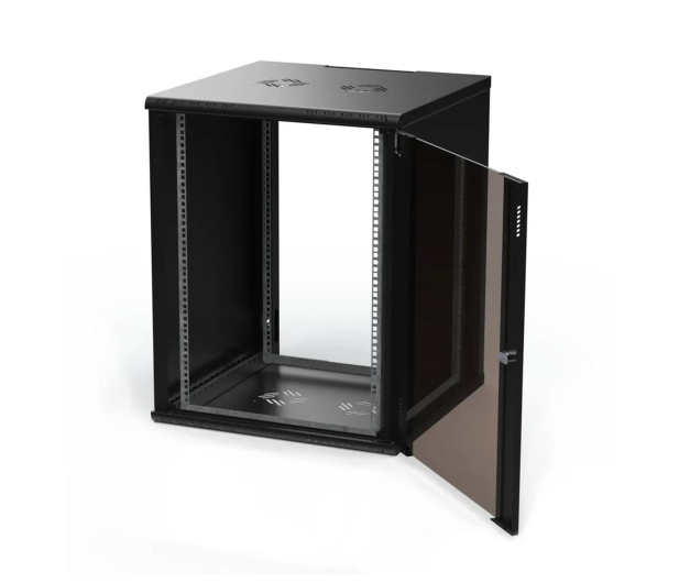 ExtraLink  Wisząca 19" 15U 600x600mm Premium jednosekcyjna (czarna) - 1323214 - zdjęcie 4